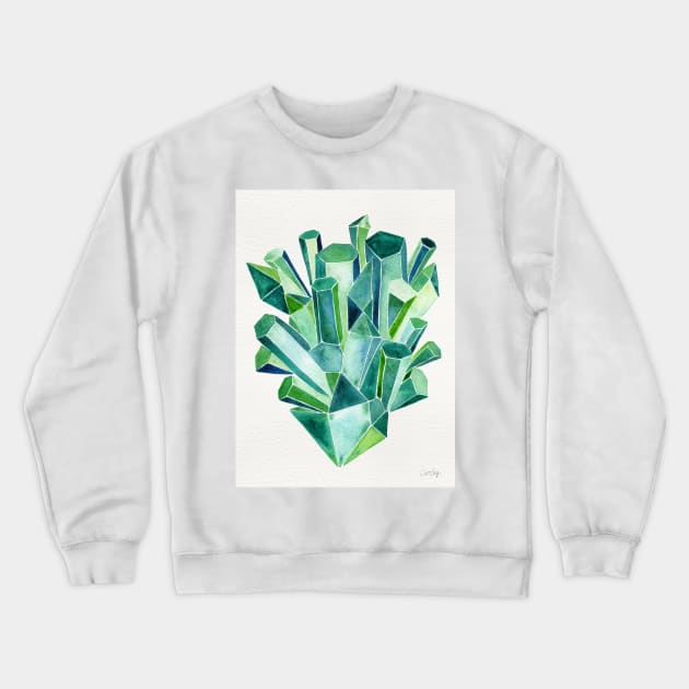 emerald Crewneck Sweatshirt by CatCoq